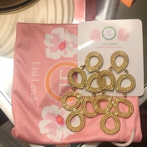 Lisi Lerch Gold Ginger earrings. Post